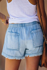 Street Patchwork The stars Tassel Frenulum Patchwork Bottoms