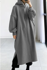 Fashion Casual Solid Solid Color Hooded Collar Hoodies(4 Colors)