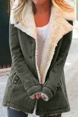 Elegant Solid Buttons Turndown Collar Outerwear(9 Colors)