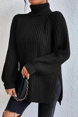 Casual Solid Basic Turtleneck Sweaters(5 Colors)