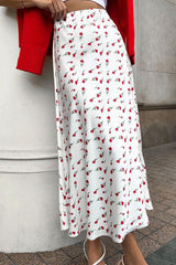 Elegant Fruit printing High Waist Type A Full Print Bottoms