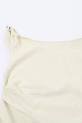 Sexy Irregular Sloping Shoulder T-Shirts