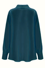 Elegant Solid Color Ruched V Neck Blouses(4 Colors)
