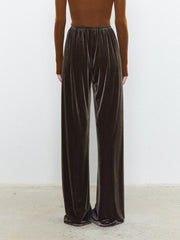 Velvet Wide Leg Pants