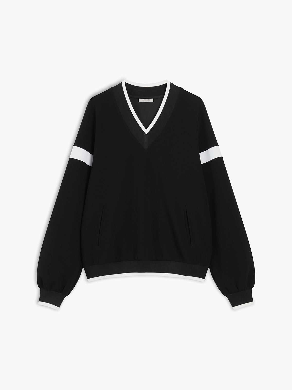 Contrast Trim Oversized Sweatshirt