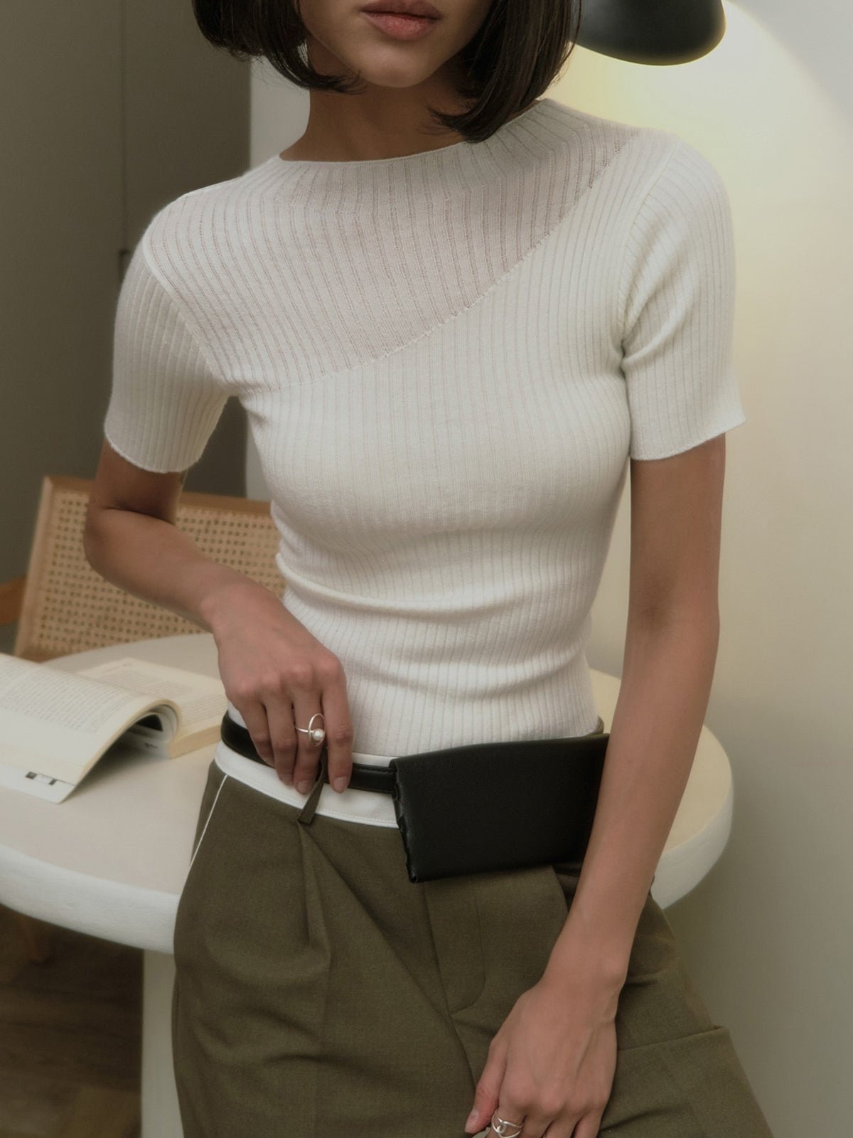 Casual Cozy Ribbed Top