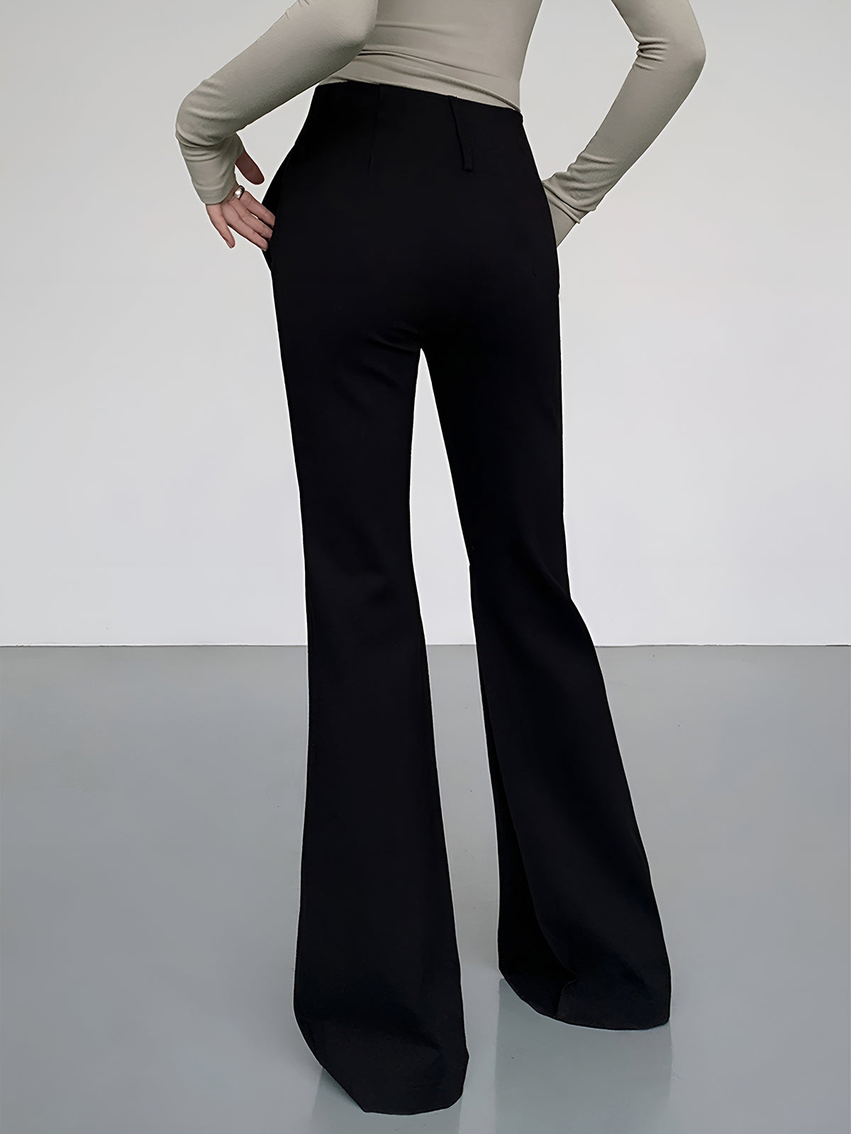 Schlaghose mit hoher Taille
