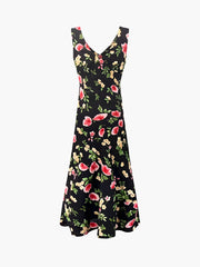 Bloom Floral Print Midi Dress