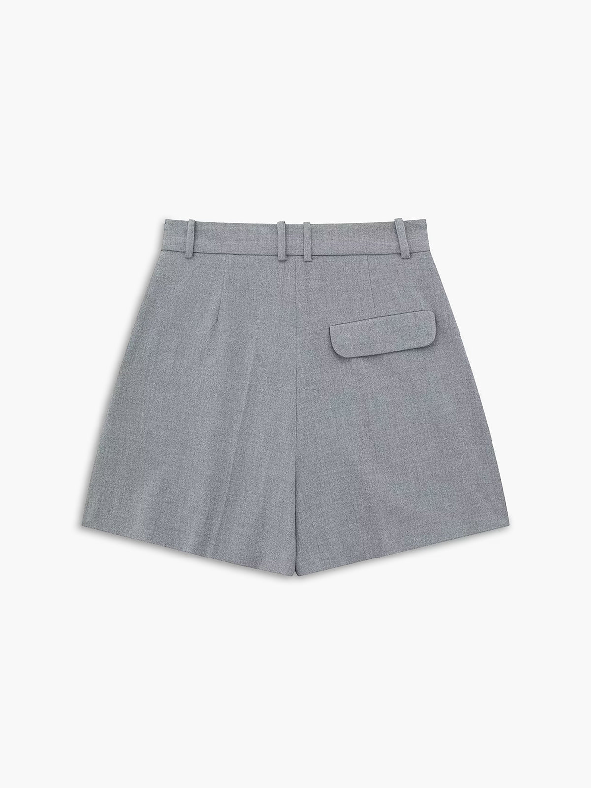 Lässiges Shorts-Set aus gewebtem Stoff mit V-Ausschnitt