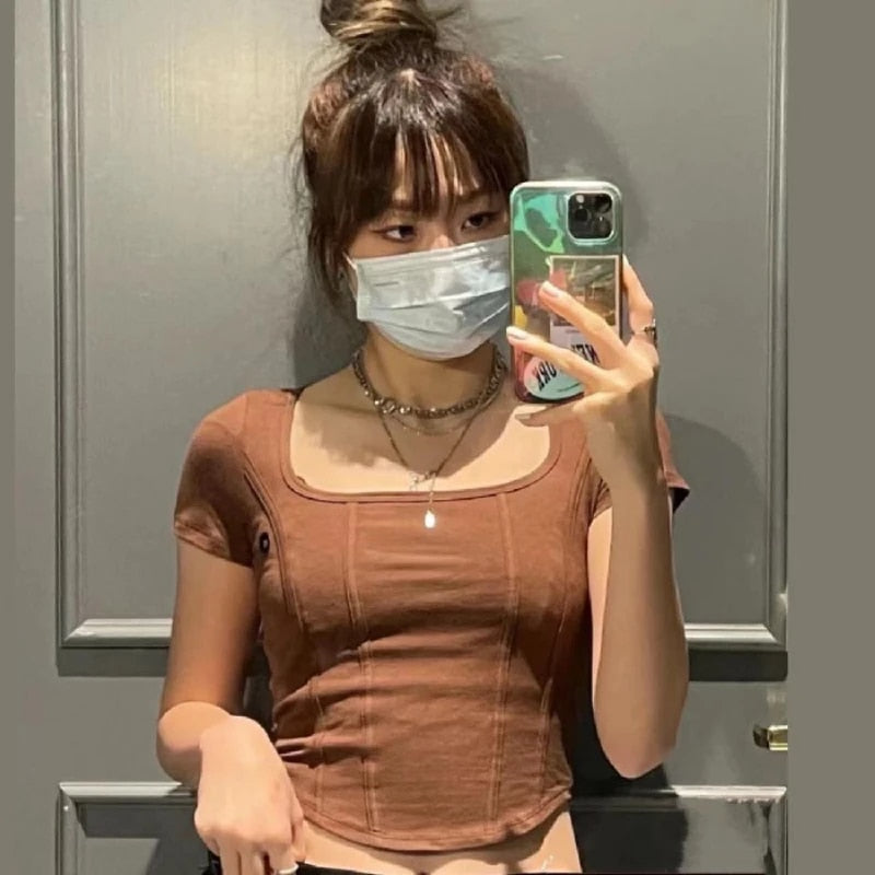 Aria Solid Crop Top