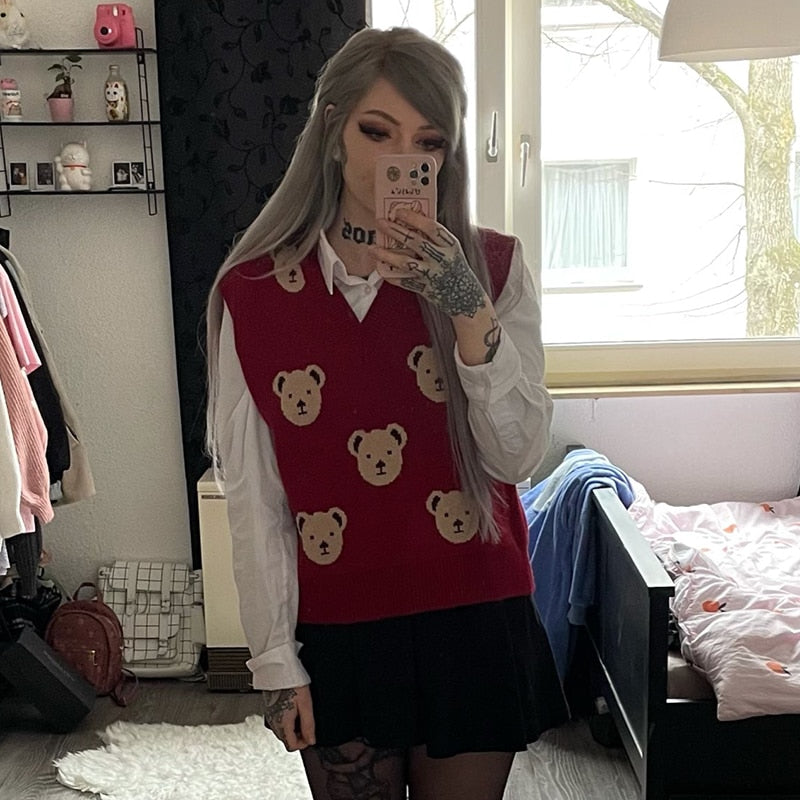 Kare Bear Printed Vest
