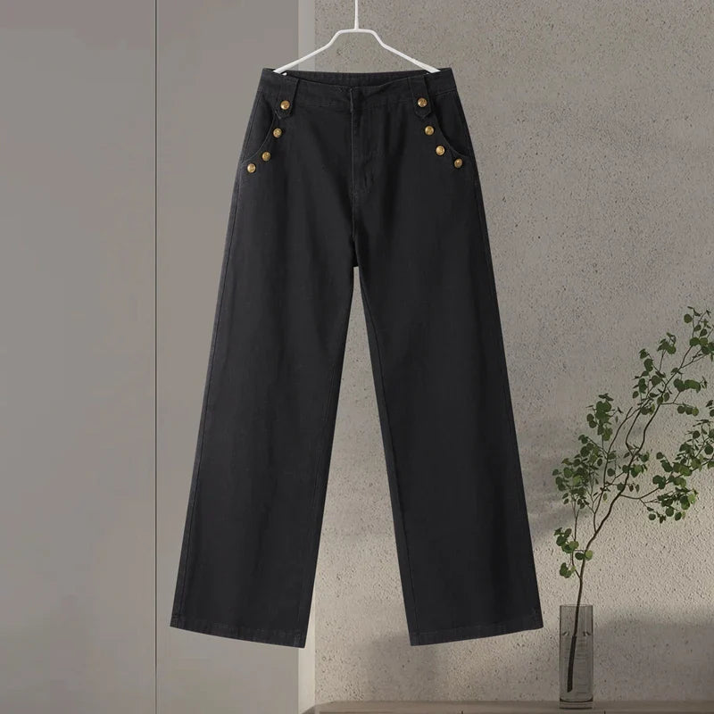 Adryana Denim Waistcoat Set