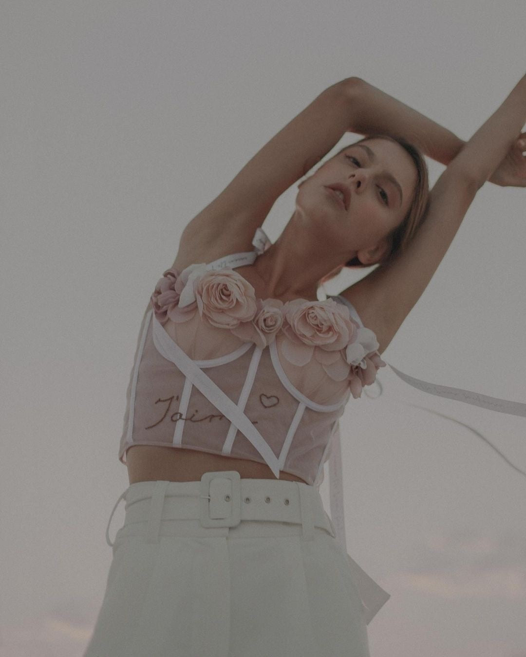 J'aime Floral Corset Top