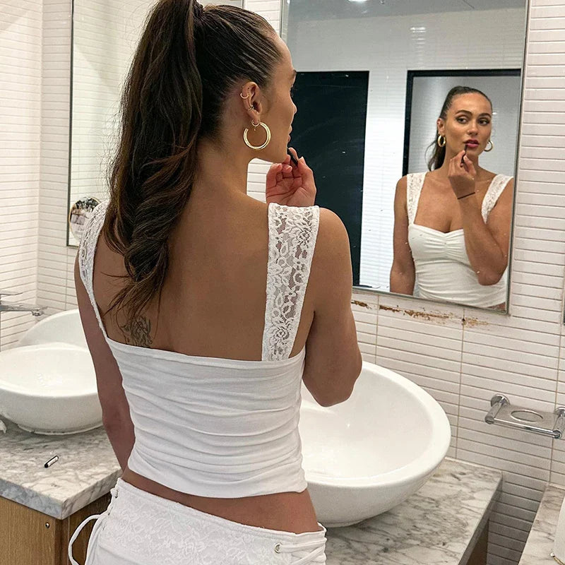 Angelique Sweetheart Neck Top