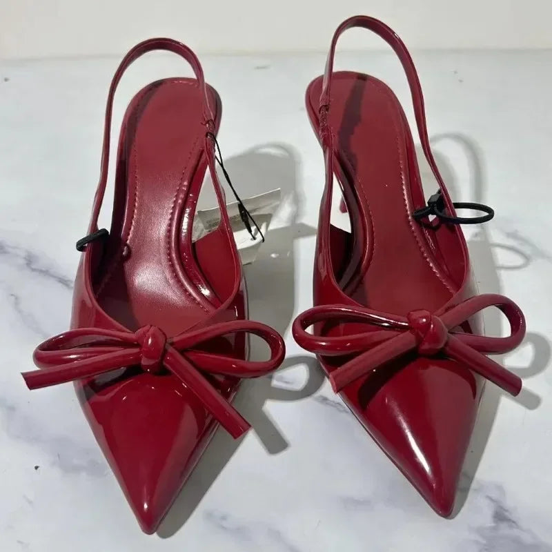 Rosy Pointed Toe Heels