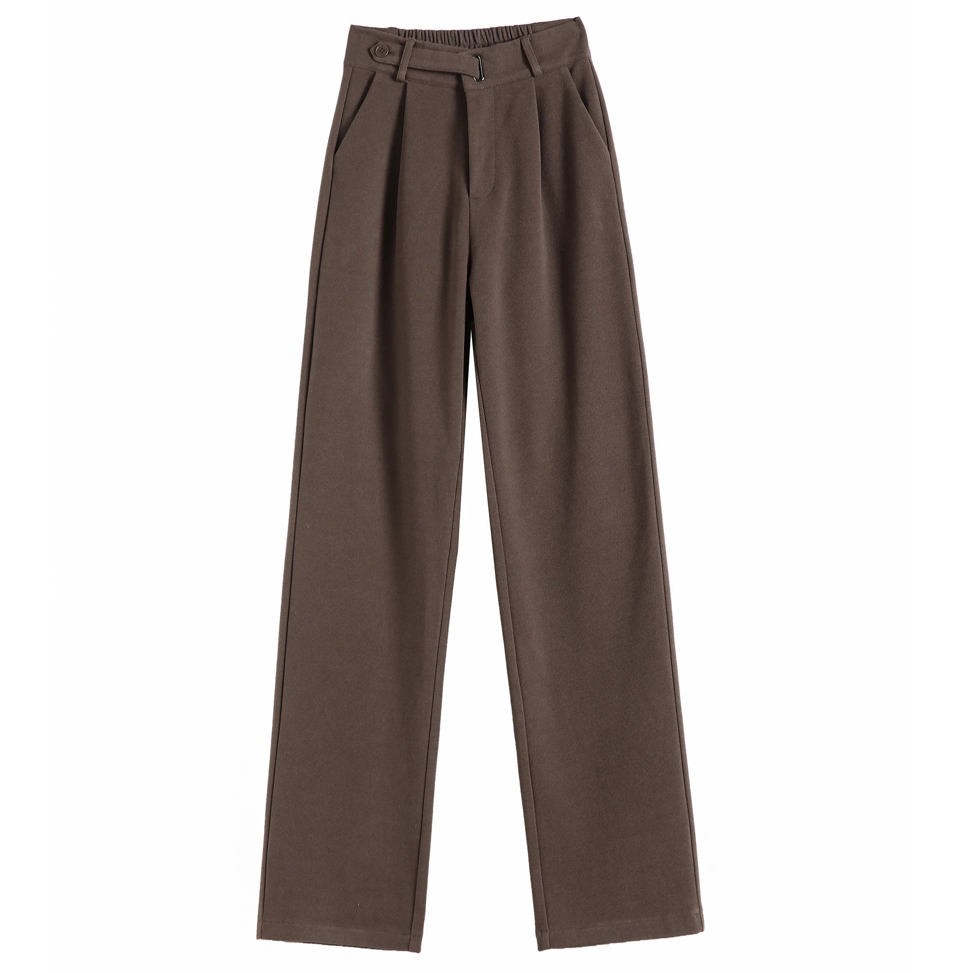 Katja Woolen Wide Leg Trousers