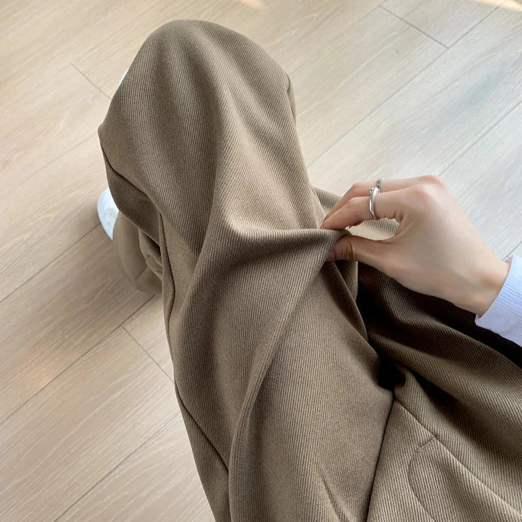 Katja Woolen Wide Leg Trousers