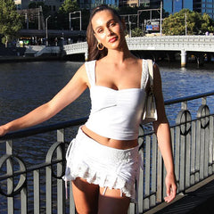 Angelique Sweetheart Neck Top