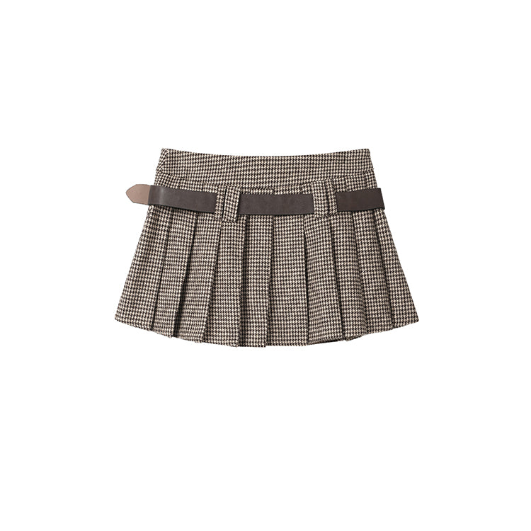 Better Behave Pleated Mini Skirt