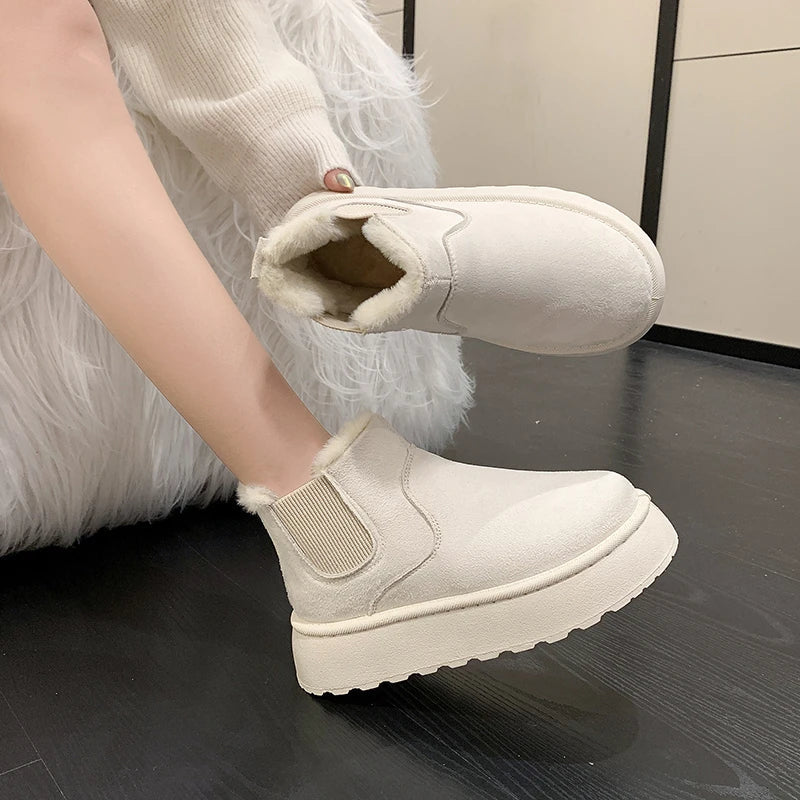 Elvera Plush Snow Boots