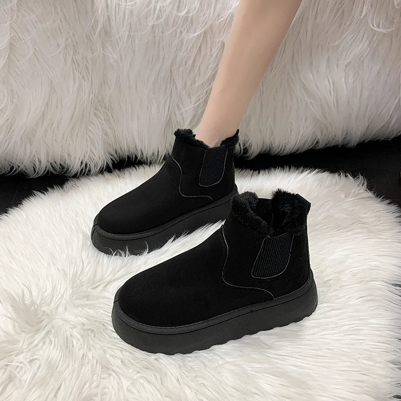 Elvera Plush Snow Boots