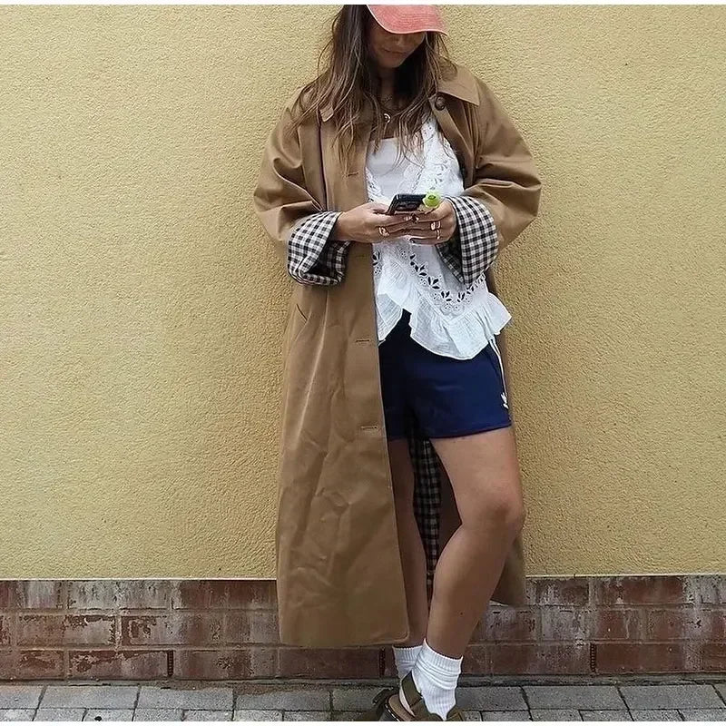 Brinley Long Trench Coat