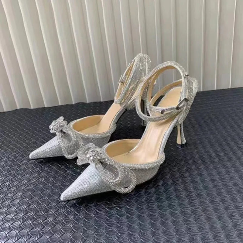Flirtationship Glitter Rhinestone Heels