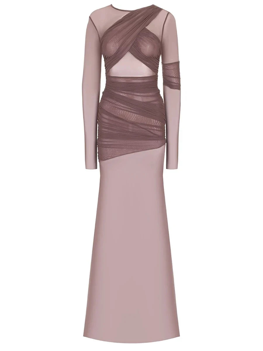 Heartbreakers Patchwork Maxi Dress