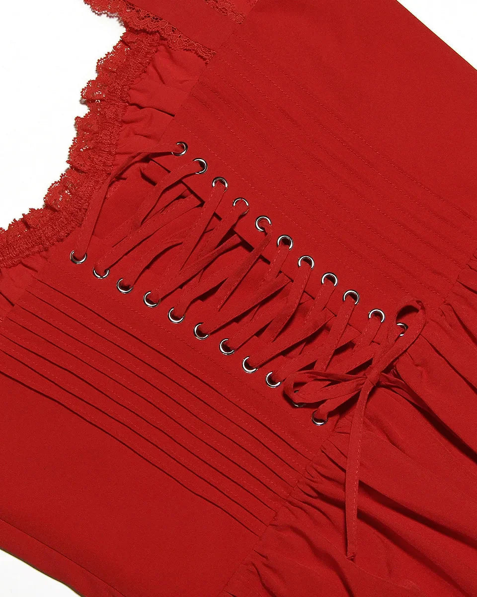 Rustic Romance Corset Mini Elegance Dress