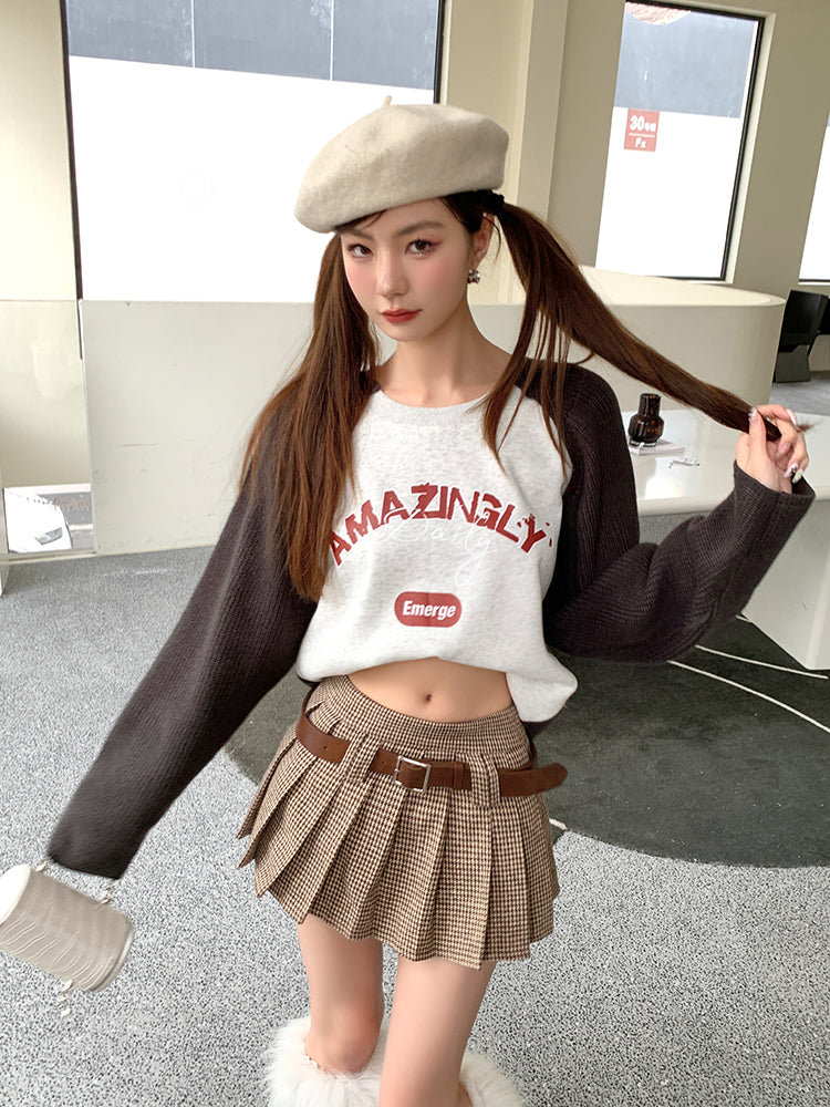 Better Behave Pleated Mini Skirt