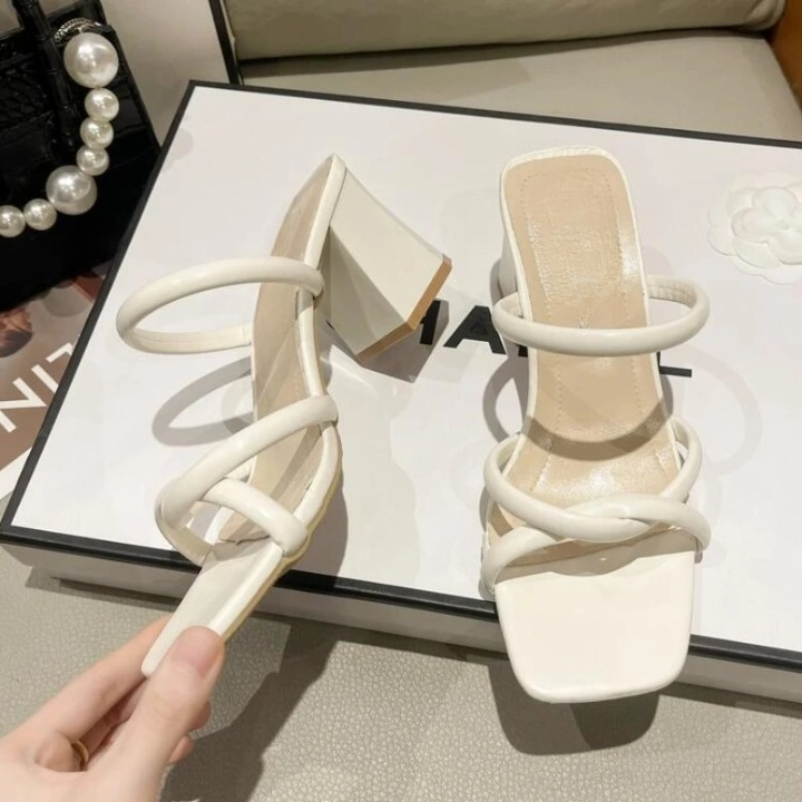 Trina Square Toe Heels