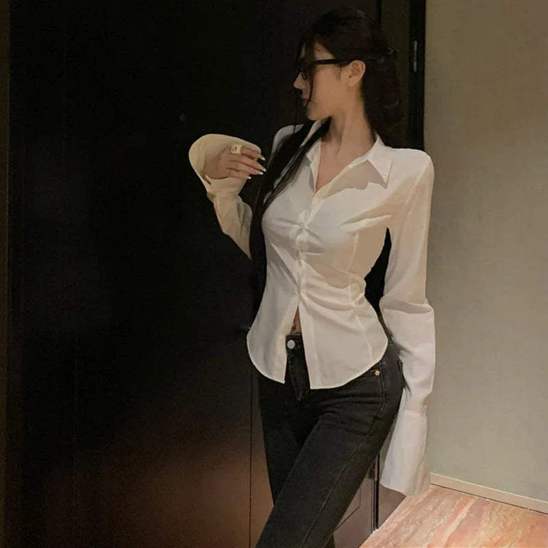 Brooke Bell Sleeves Bandage Shirt