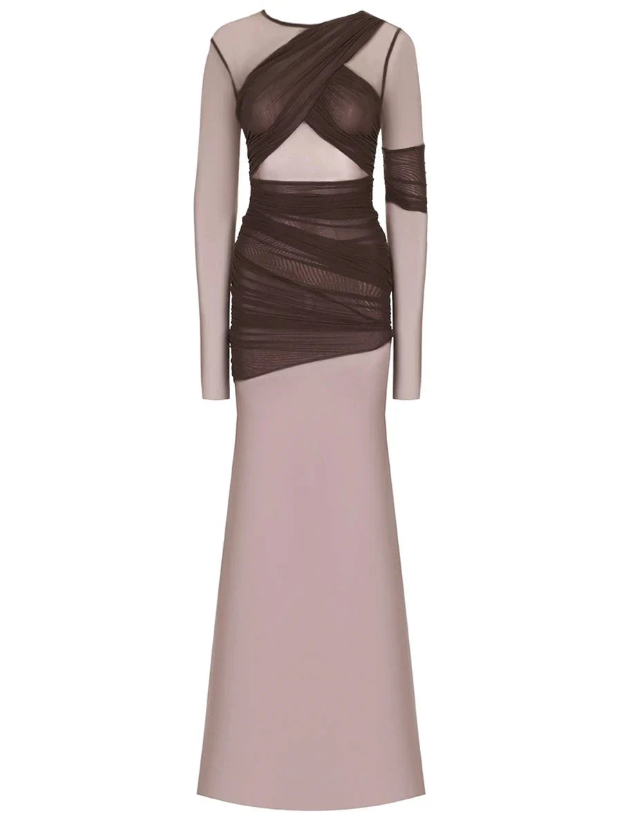 Heartbreakers Patchwork Maxi Dress