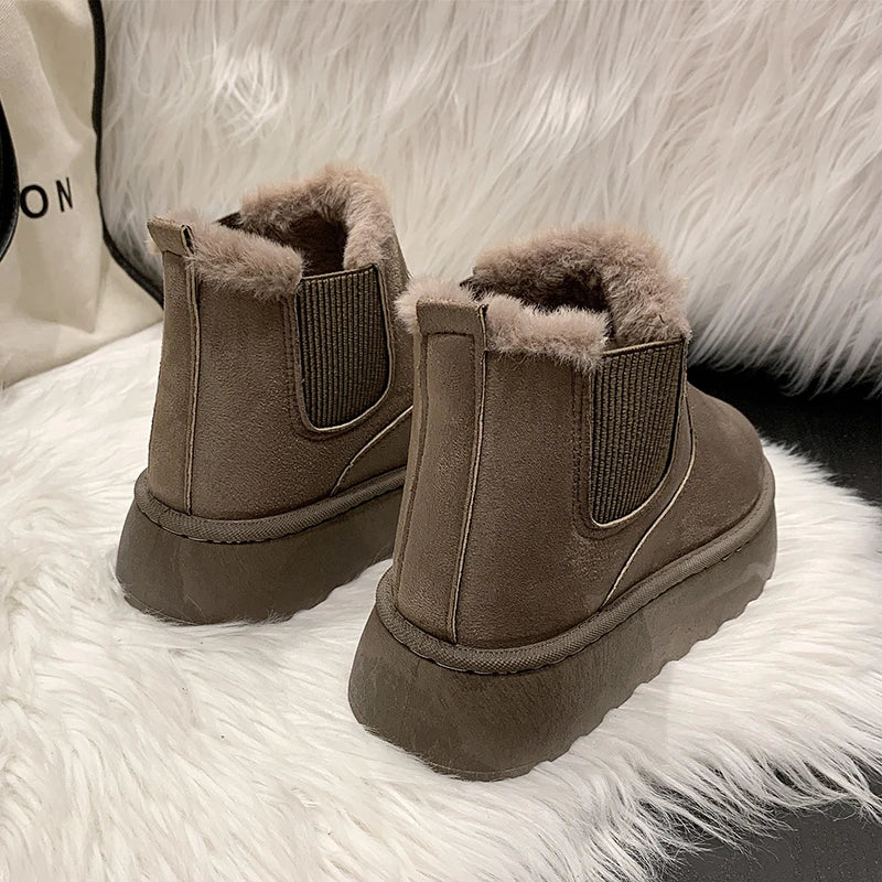 Elvera Plush Snow Boots