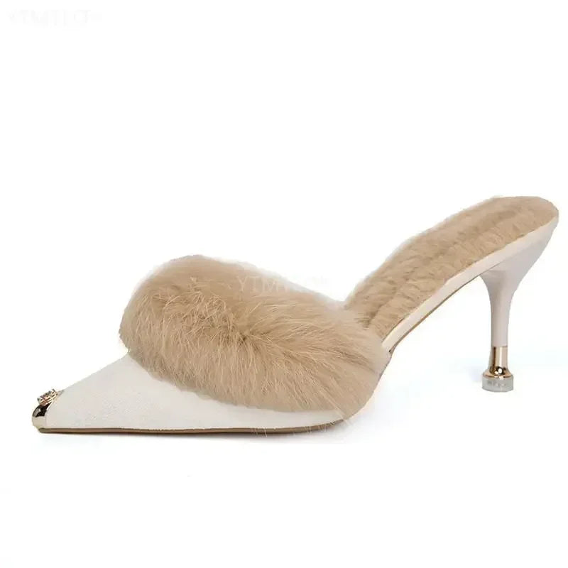 Orelia Denim pointed Toe Heels
