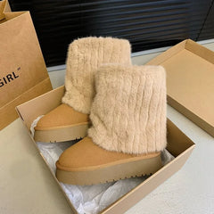 Valerie Warm Furry Boots