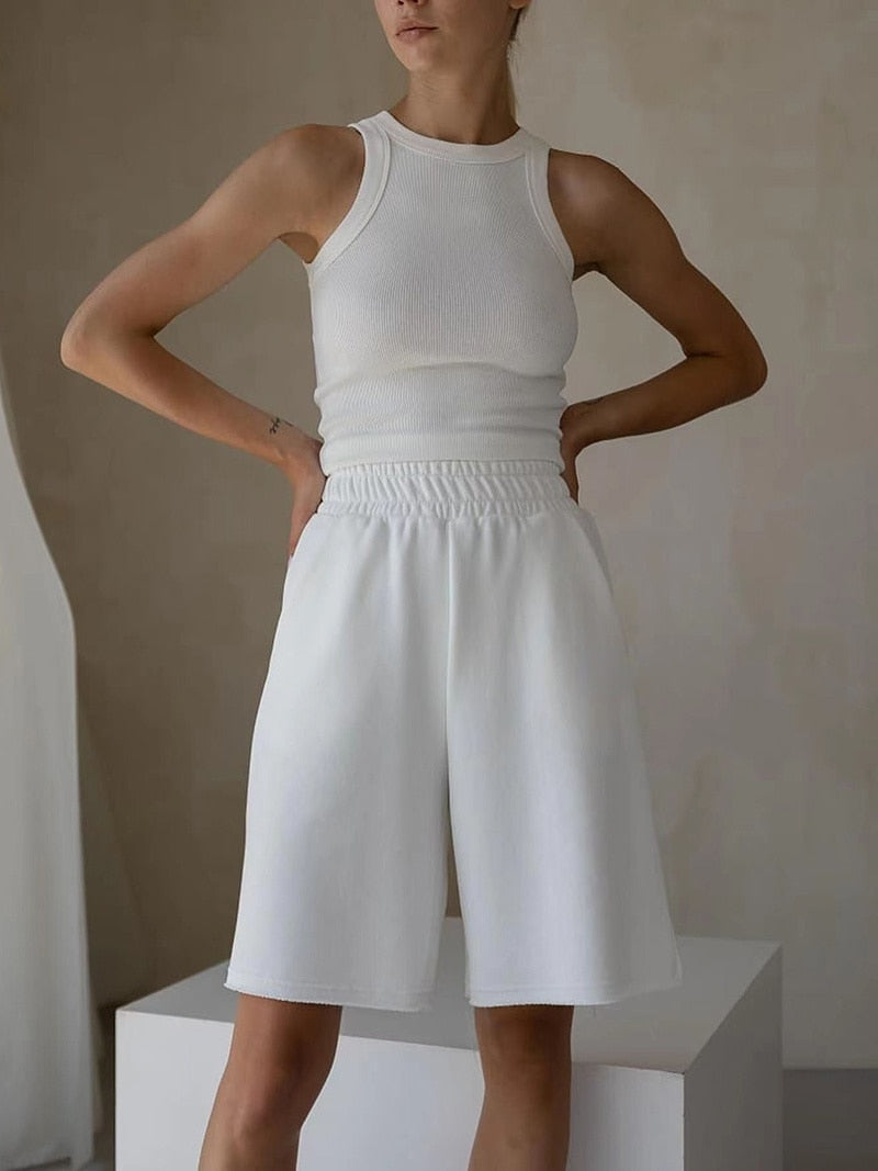 Remy Patchwork Shorts Set