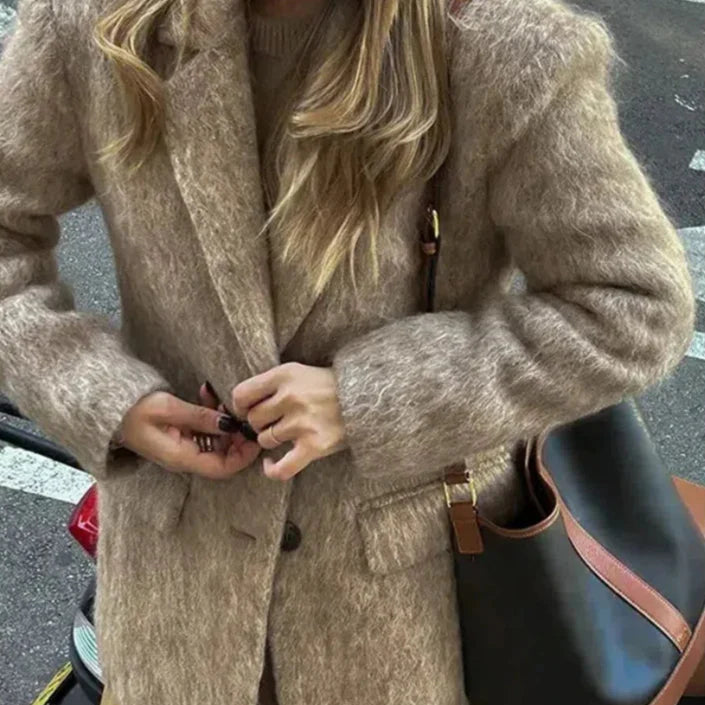 Lissette Turn Down Collar Coat