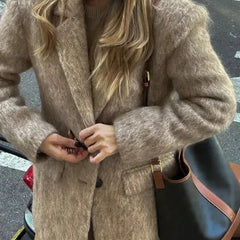 Lissette Turn Down Collar Coat