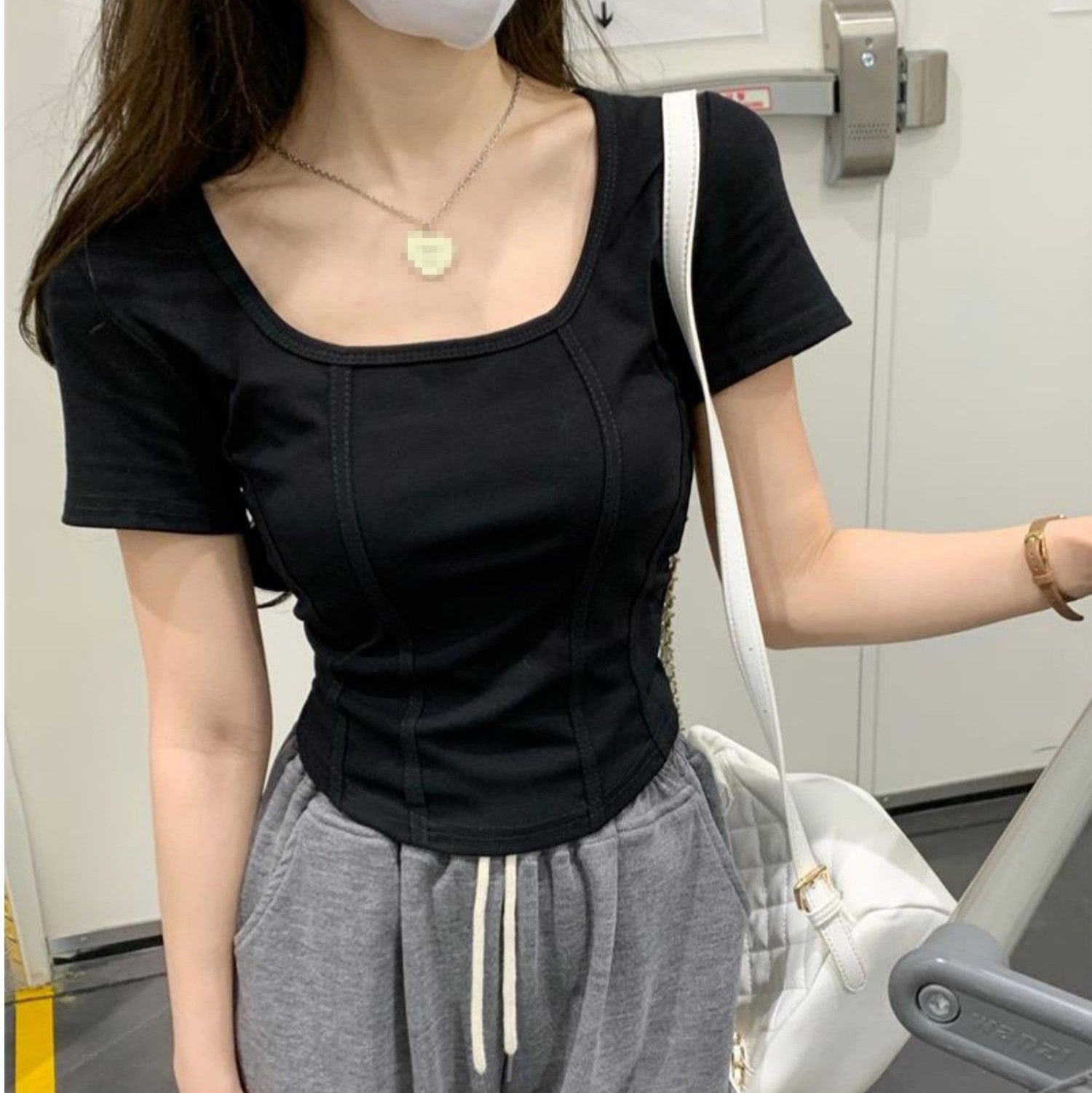 Aria Solid Crop Top