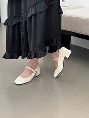 Harilyn Square Toe Pumps