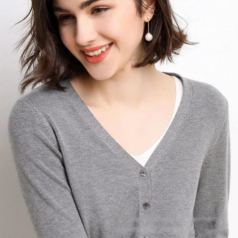 Cassidy V Neck Knitted Sweater