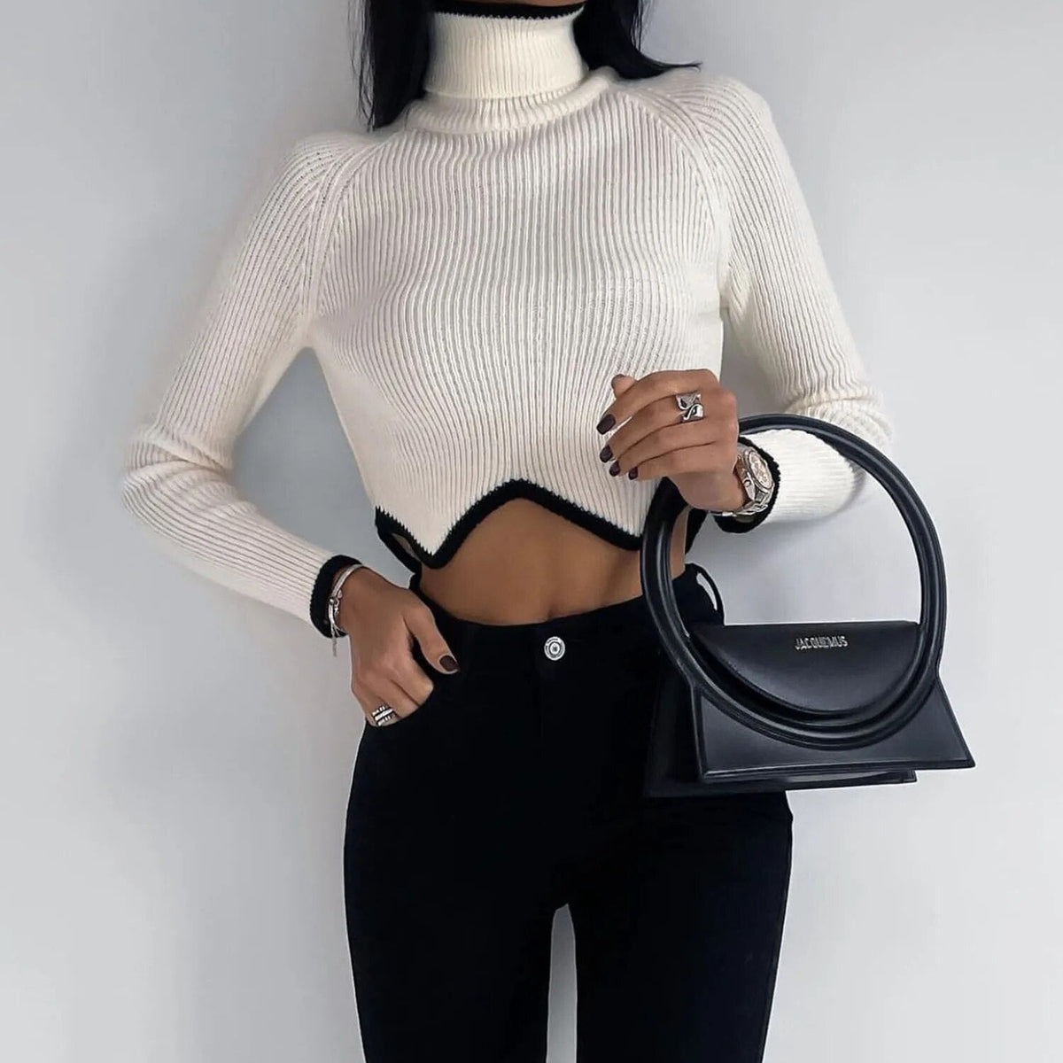 Knit Comfort Turtleneck Sweater