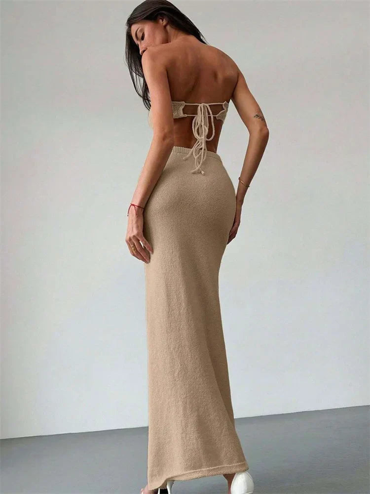 Particia Knitted Skirt Set