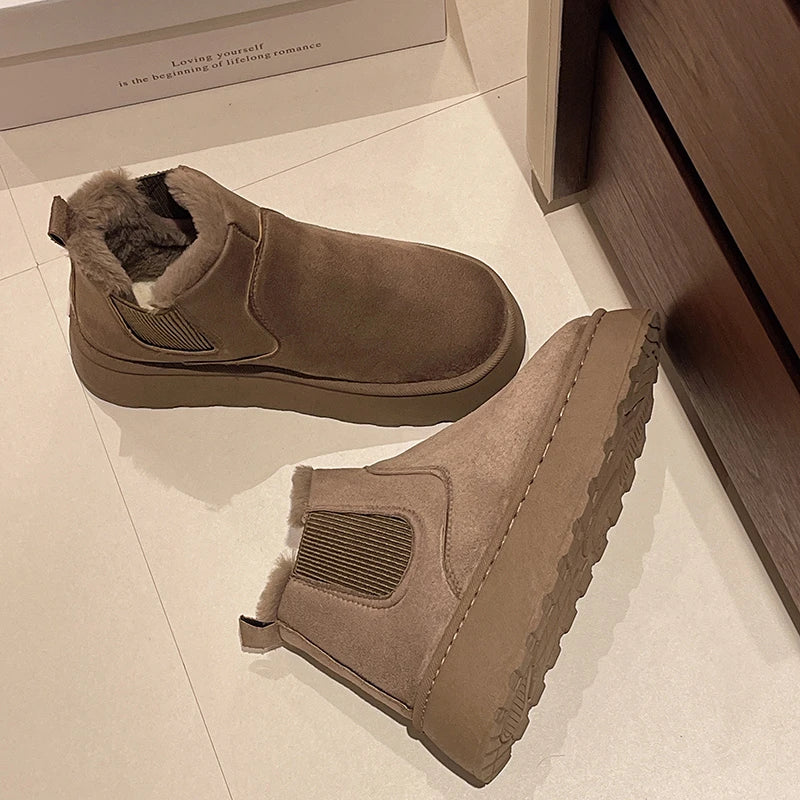 Elvera Plush Snow Boots