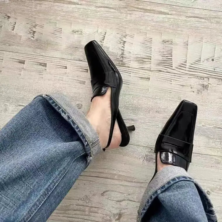 Elyna Square Kitten Heels