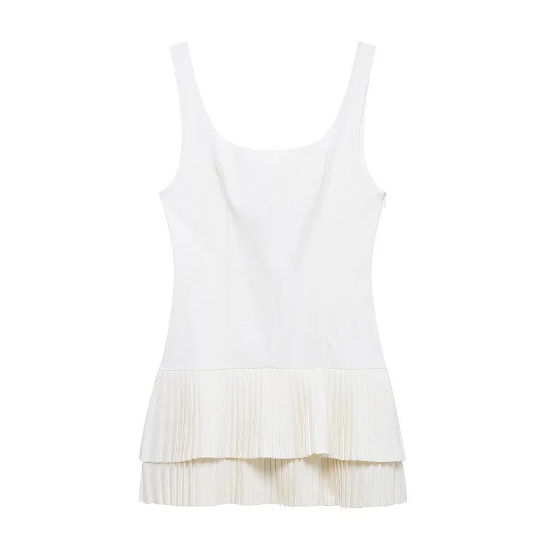 Gwen Pleated Mini Dress