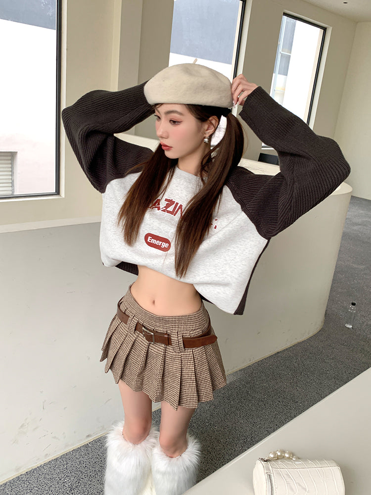 Better Behave Pleated Mini Skirt