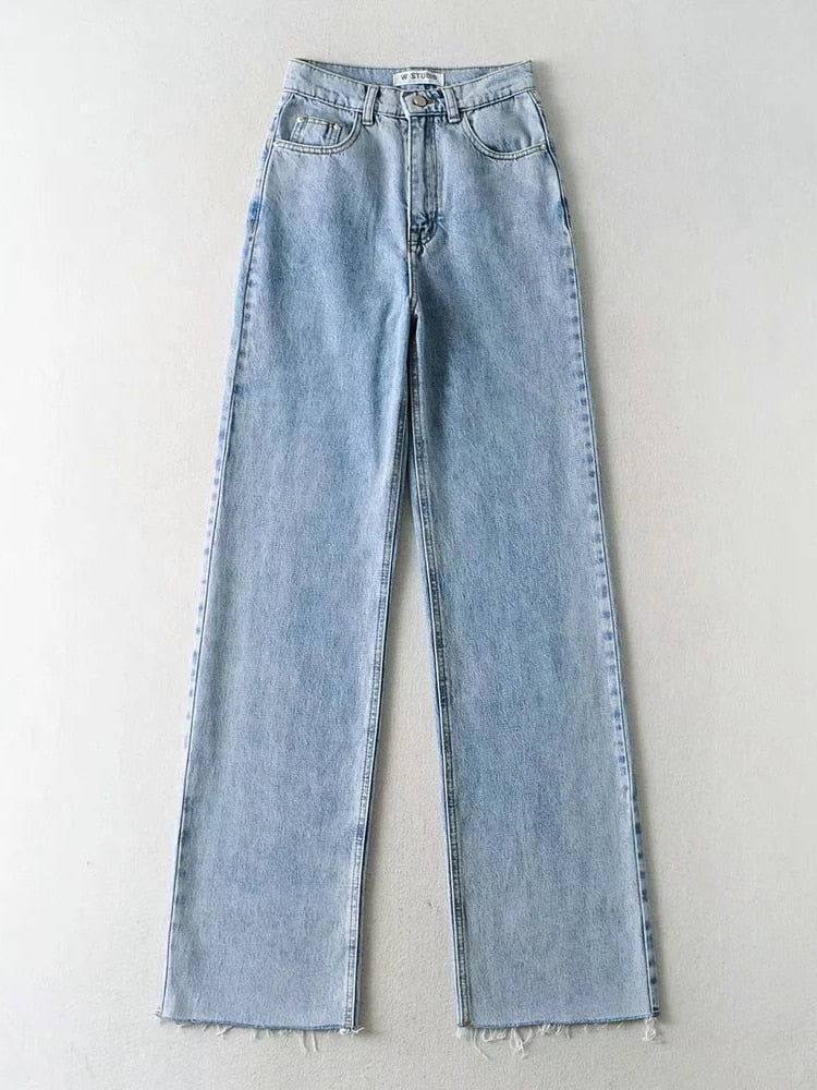 'Take Me As I Am' Straight Leg Baggy Jeans