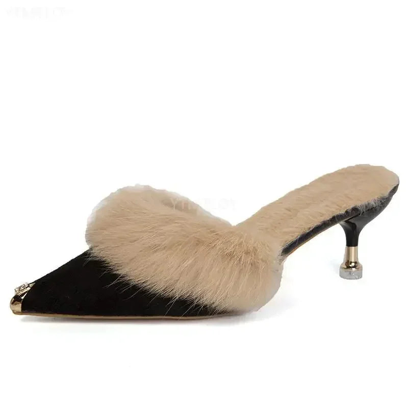 Orelia Denim pointed Toe Heels